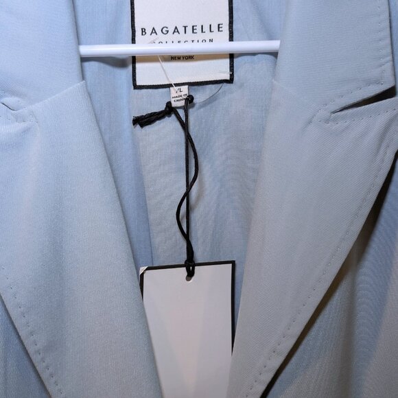 NWT Bagatelle Sleeveless Blazer Vest Light Blue Women's XL Longline - Picture 4 of 8